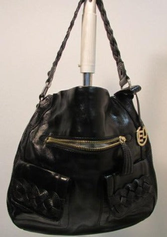2 Vintage beaded bags. 1 black Elliott Lucca bag. 1 vintage satin clutch.  Chanel Parfums bag. - Northern Kentucky Auction, LLC